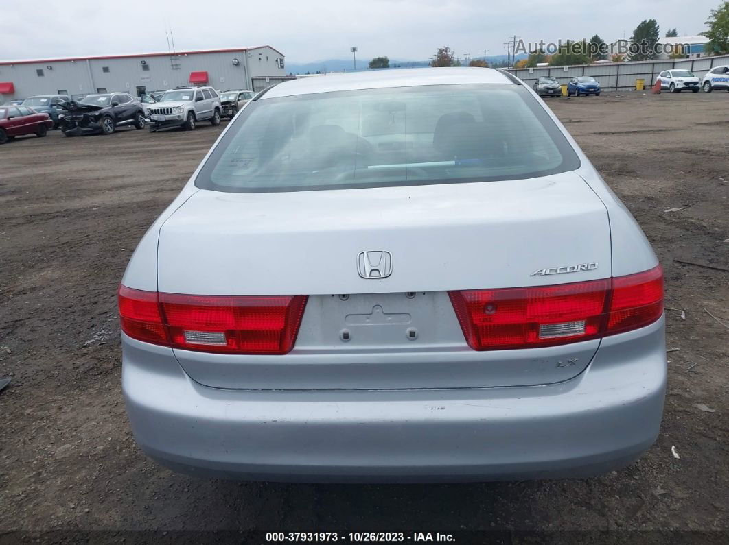 2005 Honda Accord 2.4 Lx Silver vin: 1HGCM56405A174596