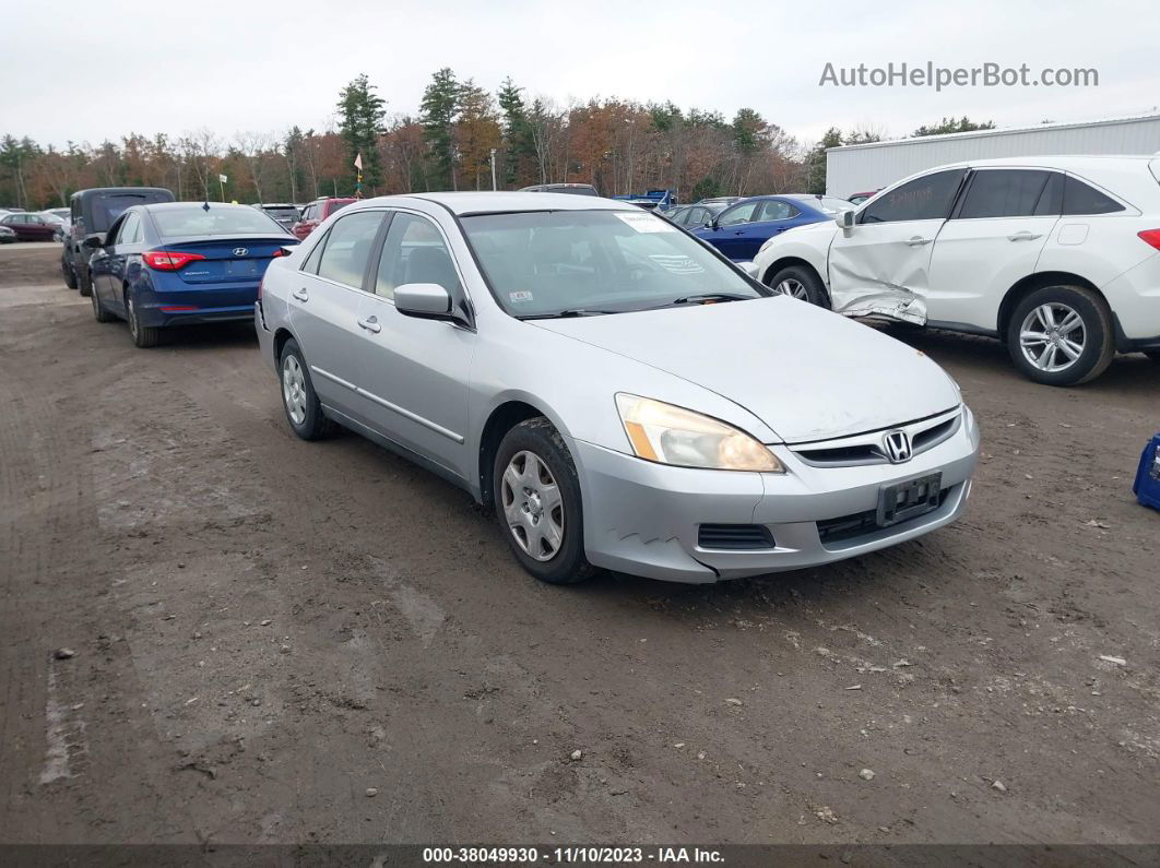 2007 Honda Accord Sdn Lx Серебряный vin: 1HGCM56407A095464