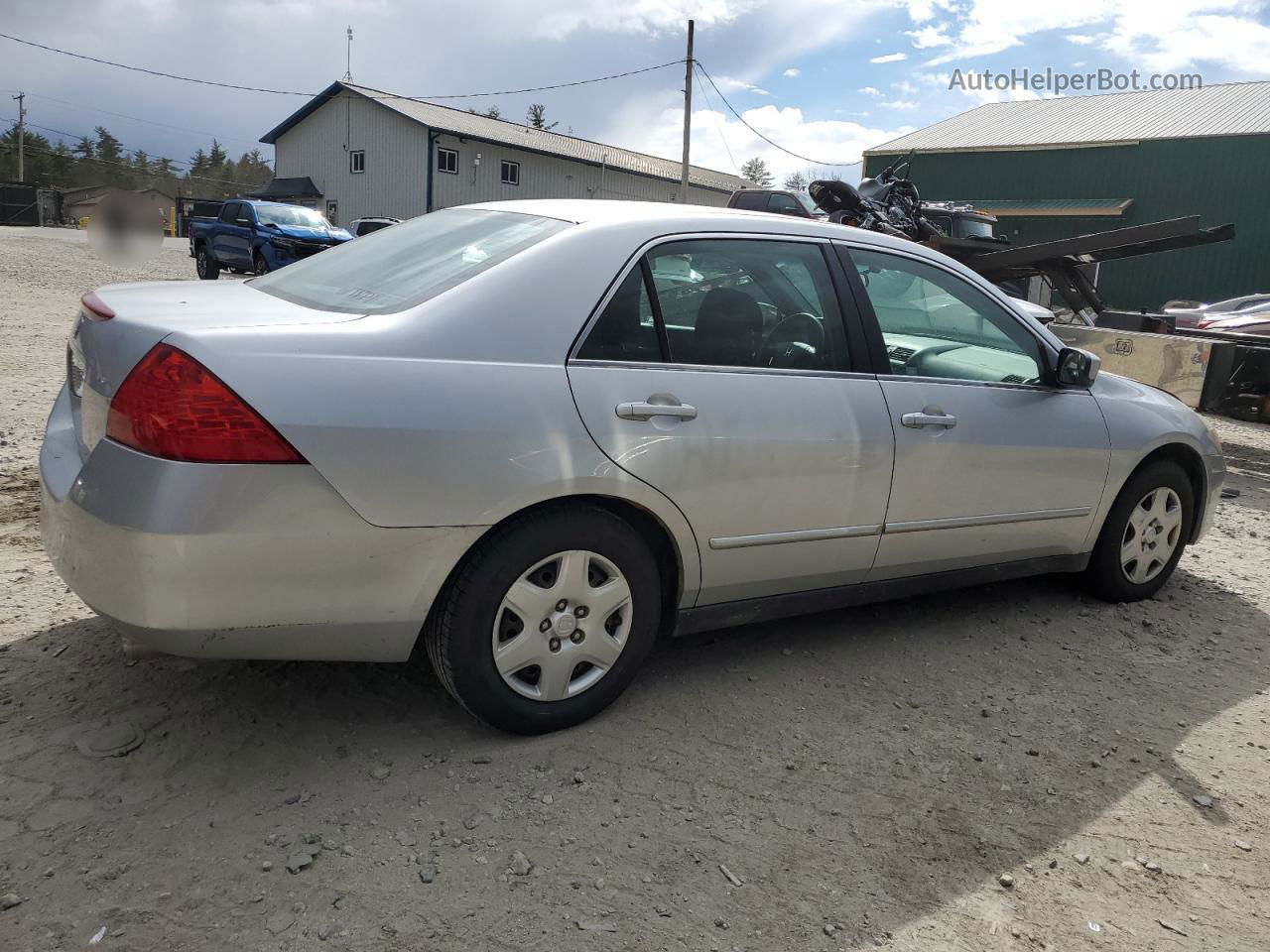 2007 Honda Accord Lx Серебряный vin: 1HGCM56407A197735