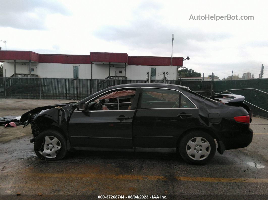 2005 Honda Accord Sdn Lx Black vin: 1HGCM56415A179046