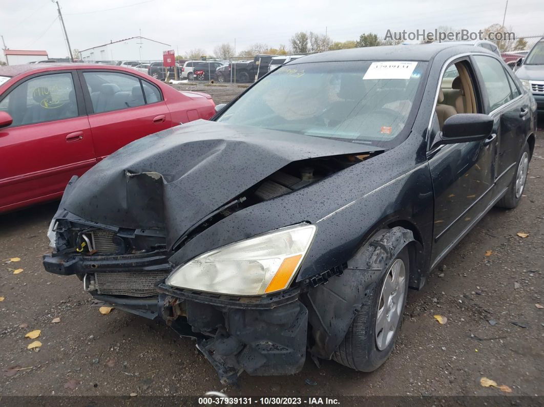 2005 Honda Accord 2.4 Lx Black vin: 1HGCM56415A181783