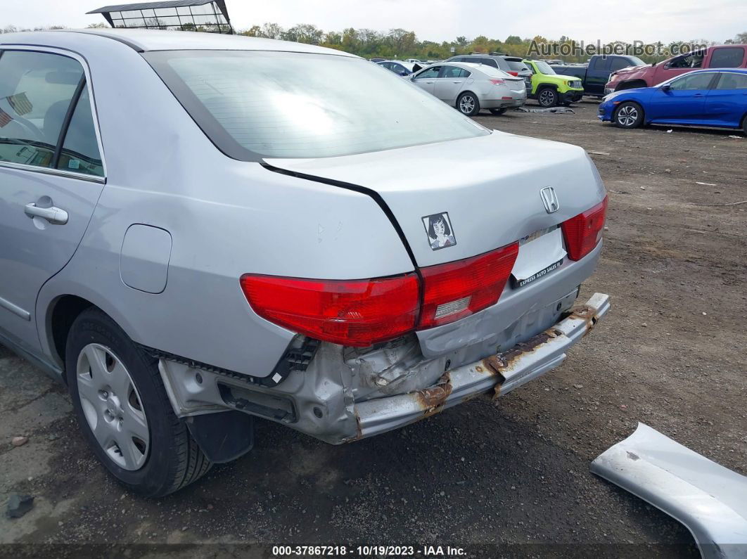 2005 Honda Accord 2.4 Lx Silver vin: 1HGCM56415A190077