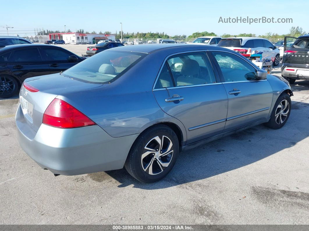 2007 Honda Accord 2.4 Lx Gray vin: 1HGCM56417A036732