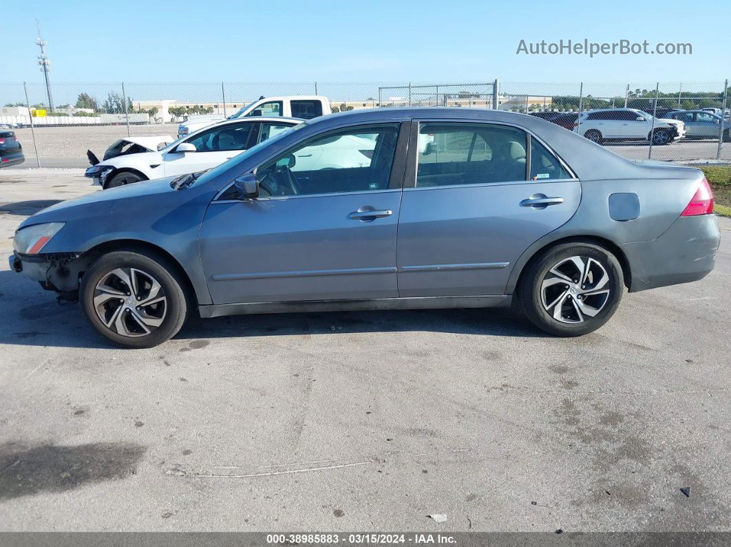 2007 Honda Accord 2.4 Lx Gray vin: 1HGCM56417A036732