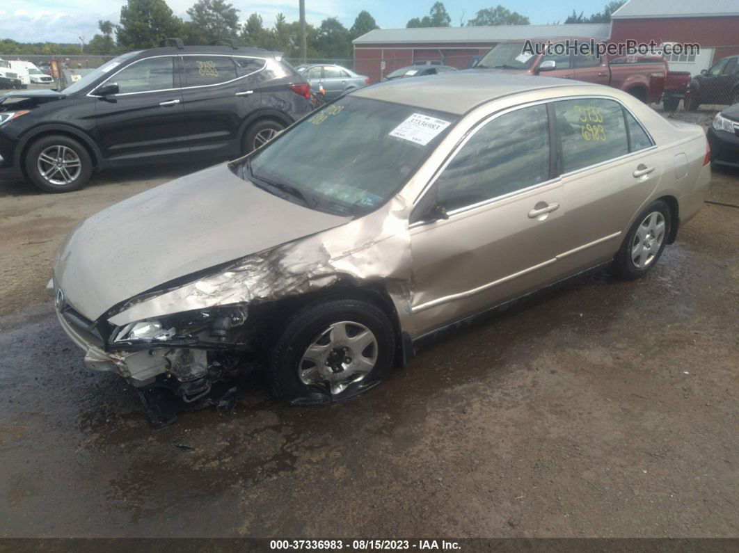 2007 Honda Accord 2.4 Lx Золотой vin: 1HGCM56417A063963