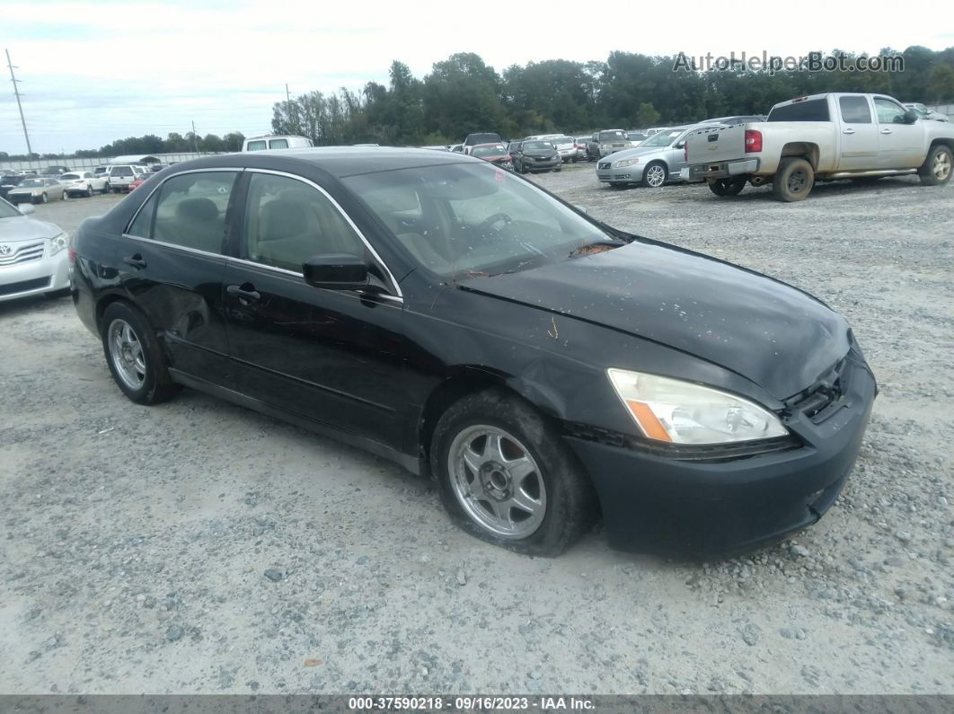 2005 Honda Accord Sdn Lx Black vin: 1HGCM56425A151644