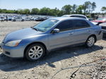 2007 Honda Accord Lx Blue vin: 1HGCM56427A076849