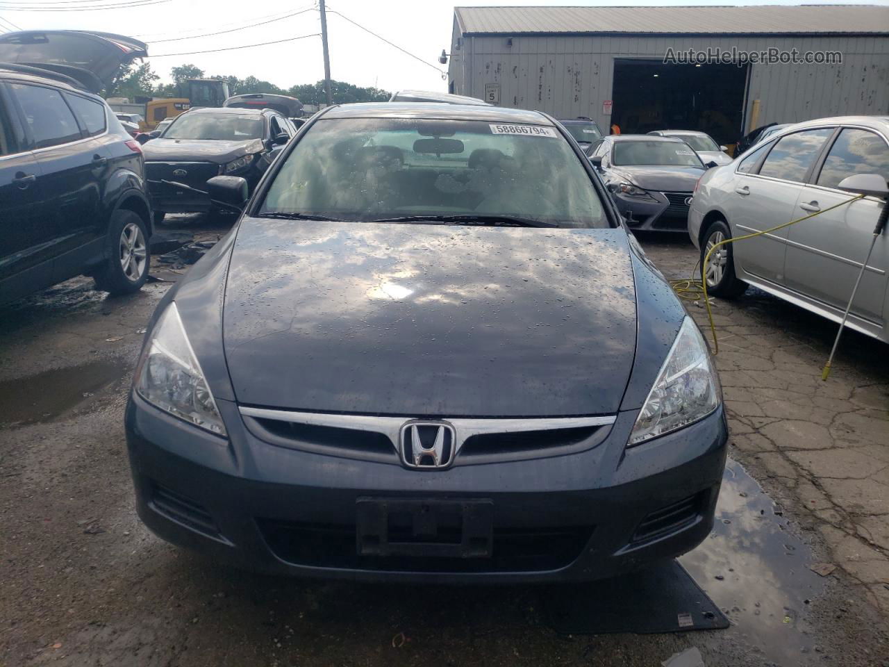 2007 Honda Accord Lx Gray vin: 1HGCM56427A099919