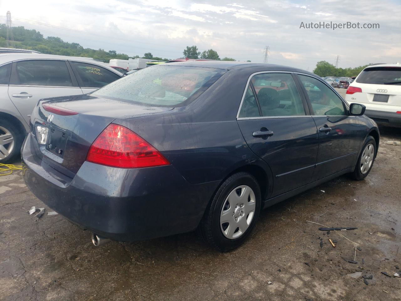 2007 Honda Accord Lx Gray vin: 1HGCM56427A099919