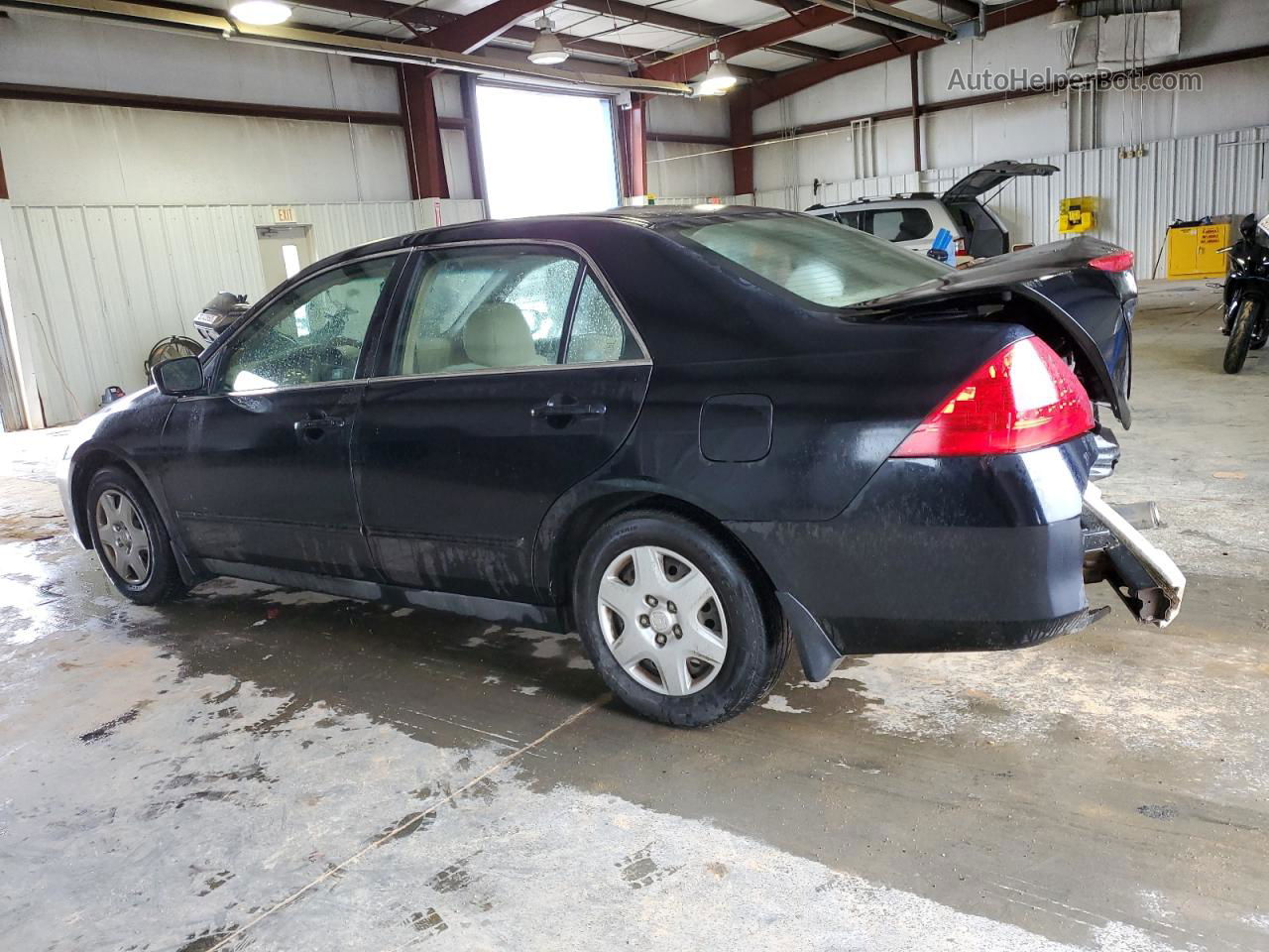 2007 Honda Accord Lx Black vin: 1HGCM56427A135107