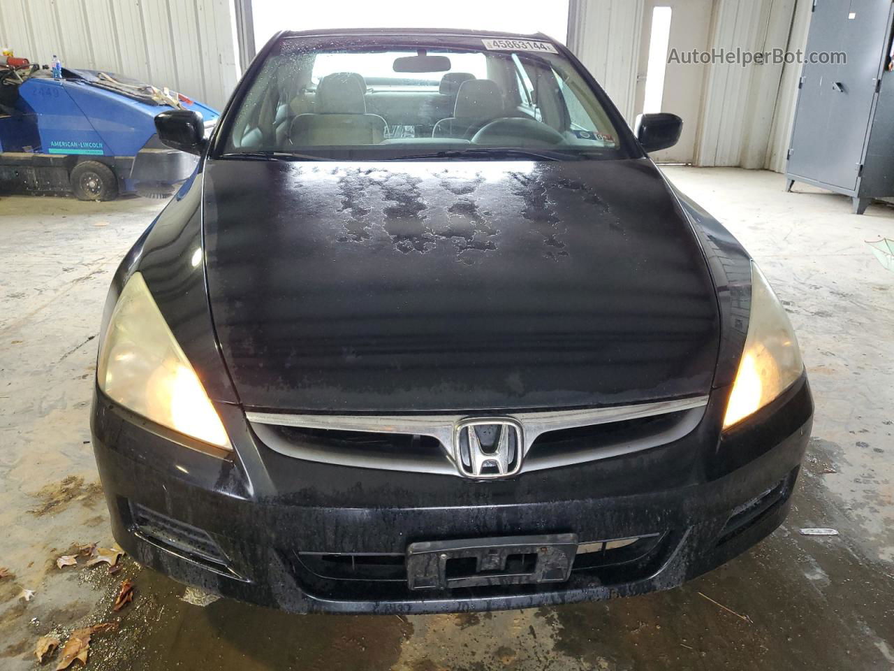 2007 Honda Accord Lx Black vin: 1HGCM56427A135107