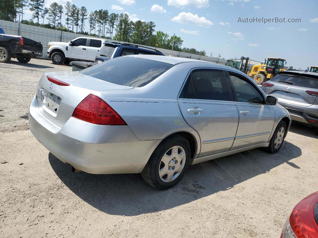 2007 Honda Accord Lx Silver vin: 1HGCM56437A013257