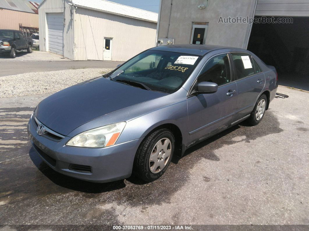 2007 Honda Accord 2.4 Lx Синий vin: 1HGCM56437A025358