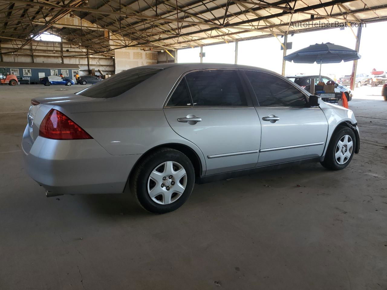 2007 Honda Accord Lx Silver vin: 1HGCM56437A048509