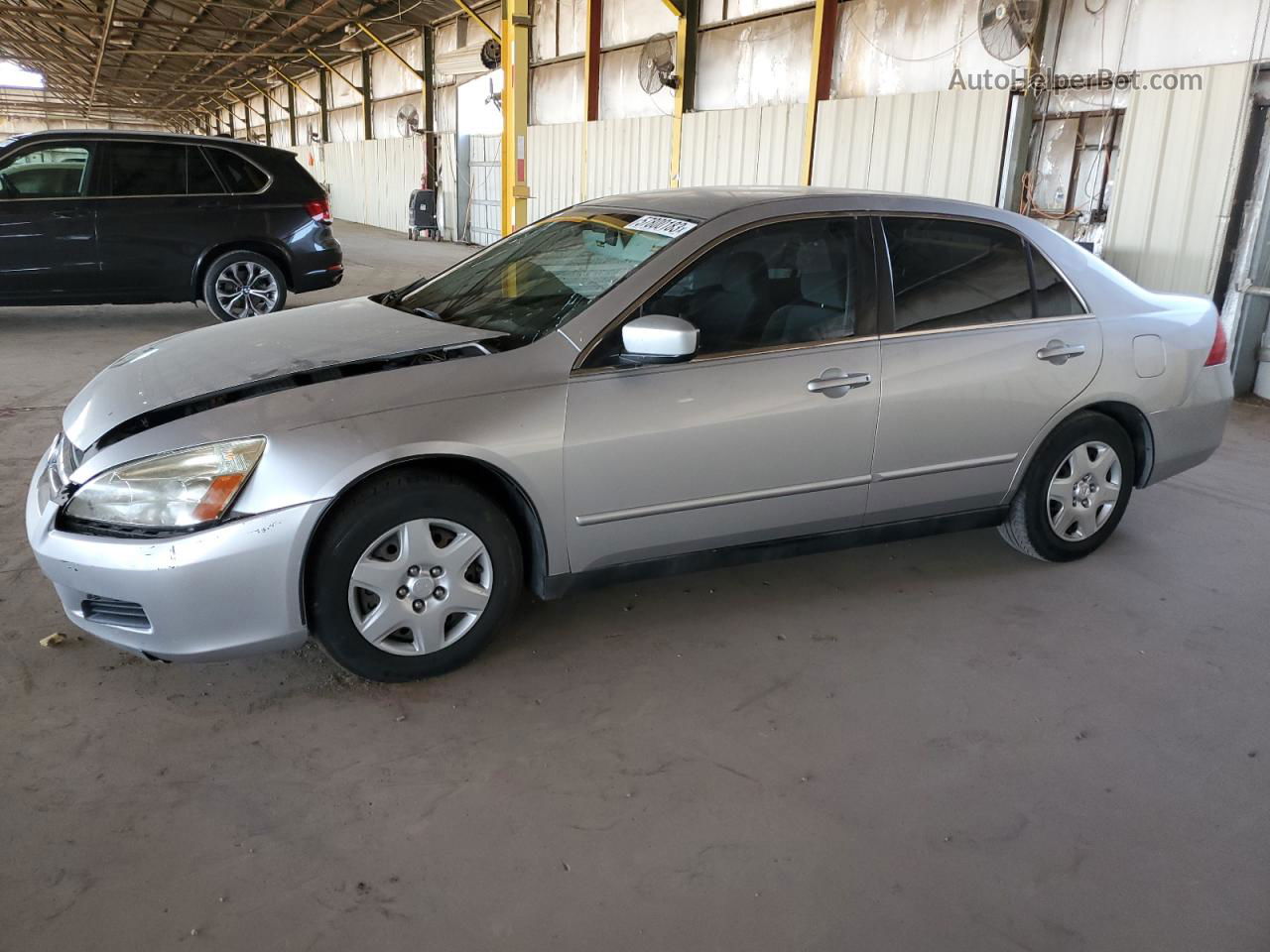 2007 Honda Accord Lx Silver vin: 1HGCM56437A048509