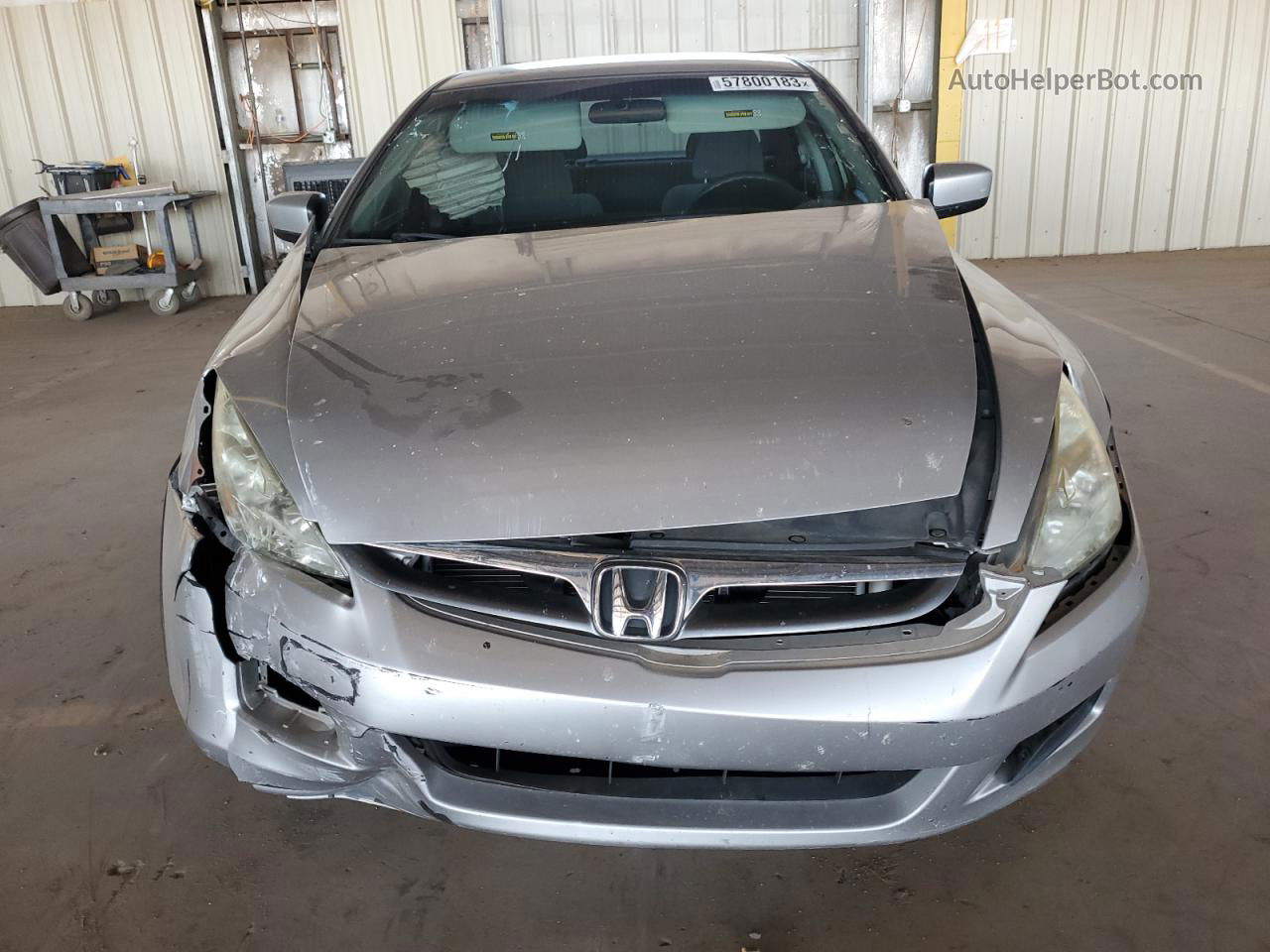 2007 Honda Accord Lx Silver vin: 1HGCM56437A048509