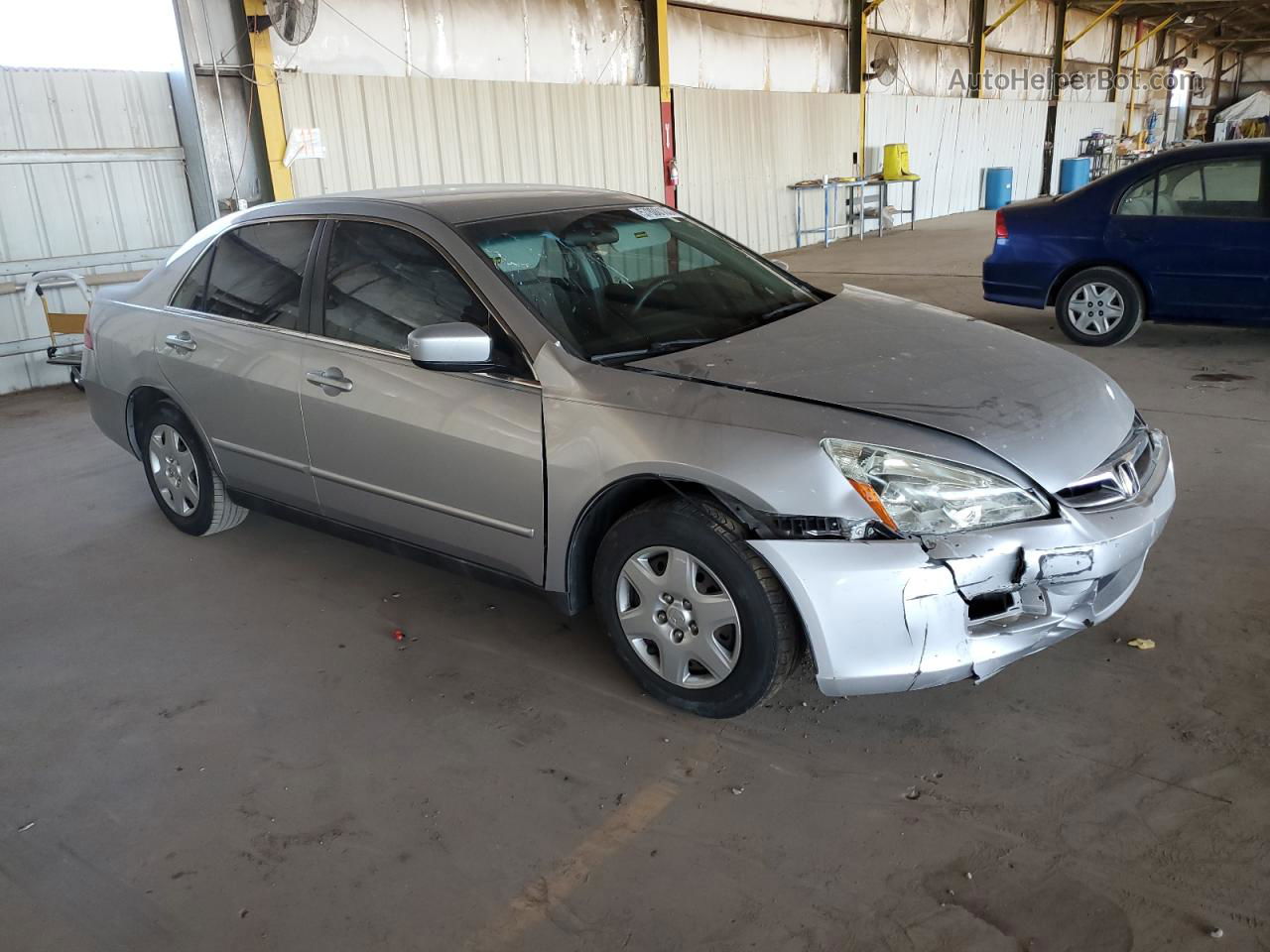 2007 Honda Accord Lx Silver vin: 1HGCM56437A048509