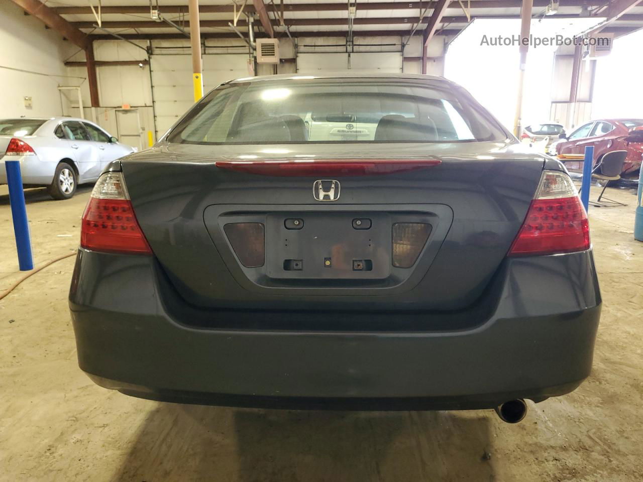 2007 Honda Accord Lx Gray vin: 1HGCM56437A122835