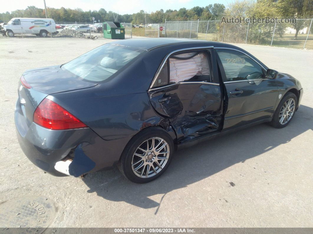 2007 Honda Accord Sdn Lx Gray vin: 1HGCM56437A153020