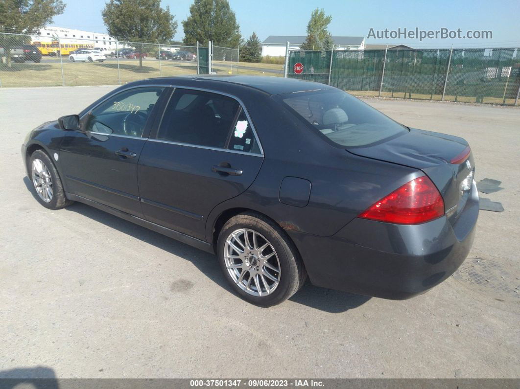 2007 Honda Accord Sdn Lx Gray vin: 1HGCM56437A153020