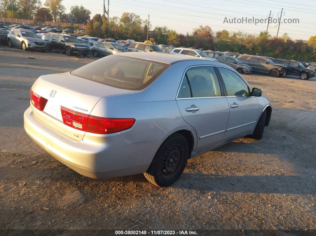 2005 Honda Accord Sdn Lx Silver vin: 1HGCM56445A115440