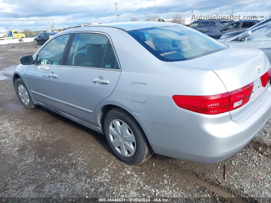 2005 Honda Accord 2.4 Lx Silver vin: 1HGCM56445A124509