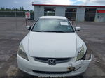 2005 Honda Accord Sdn Lx White vin: 1HGCM56445A134490