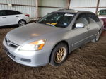 2007 Honda Accord Lx Серебряный vin: 1HGCM56447A049815