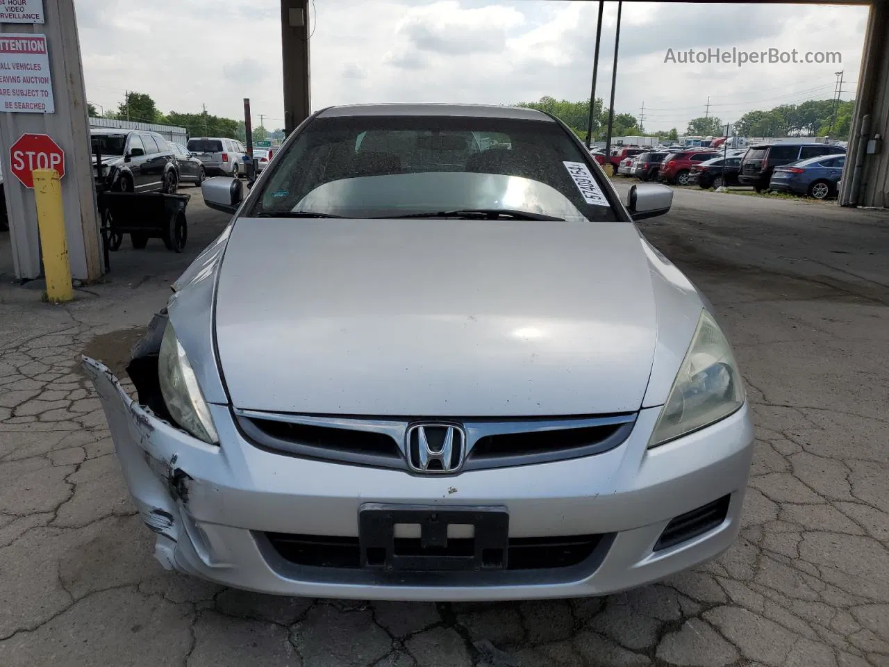 2007 Honda Accord Lx Silver vin: 1HGCM56447A061799