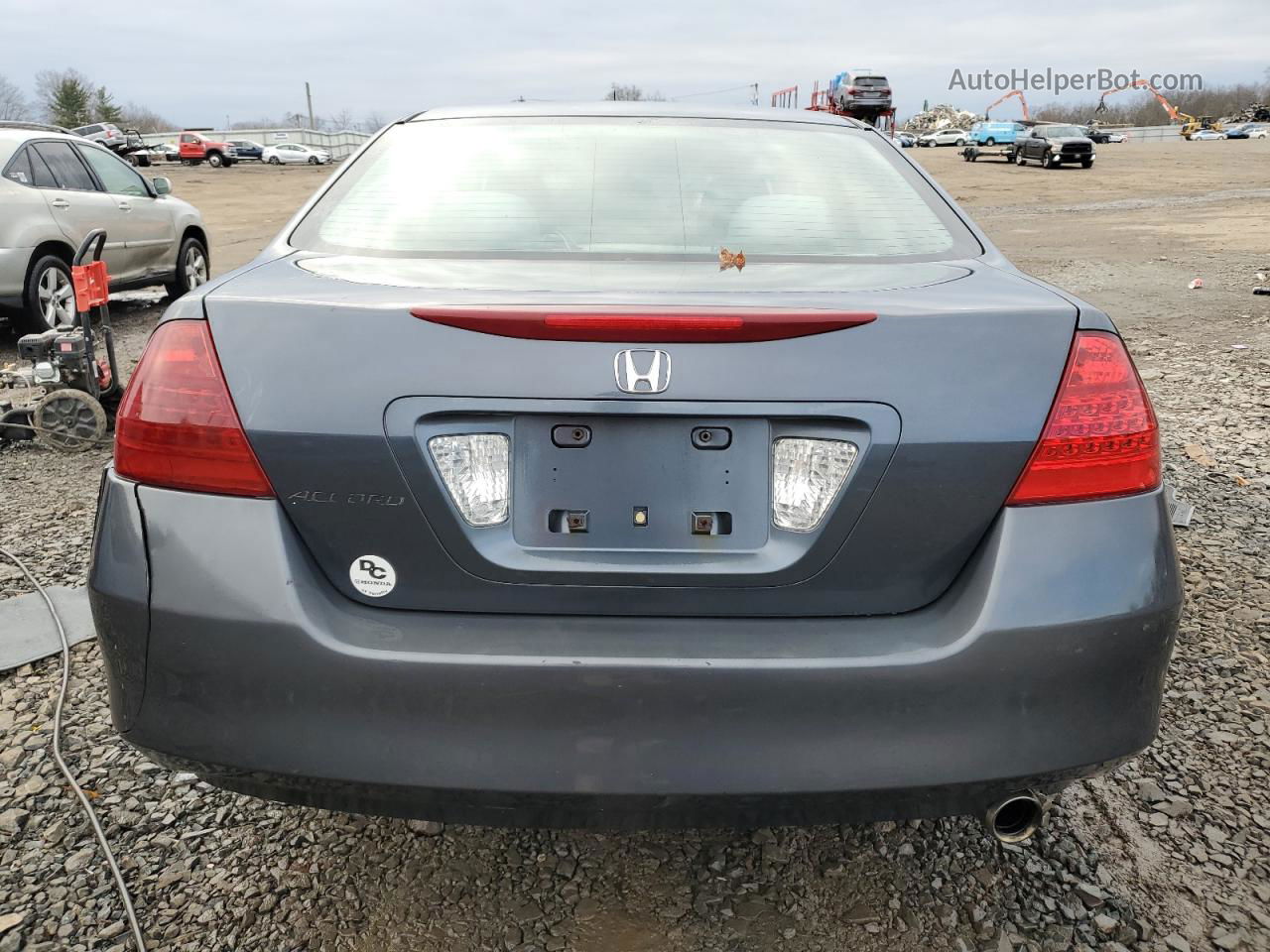 2007 Honda Accord Lx Угольный vin: 1HGCM56447A099937