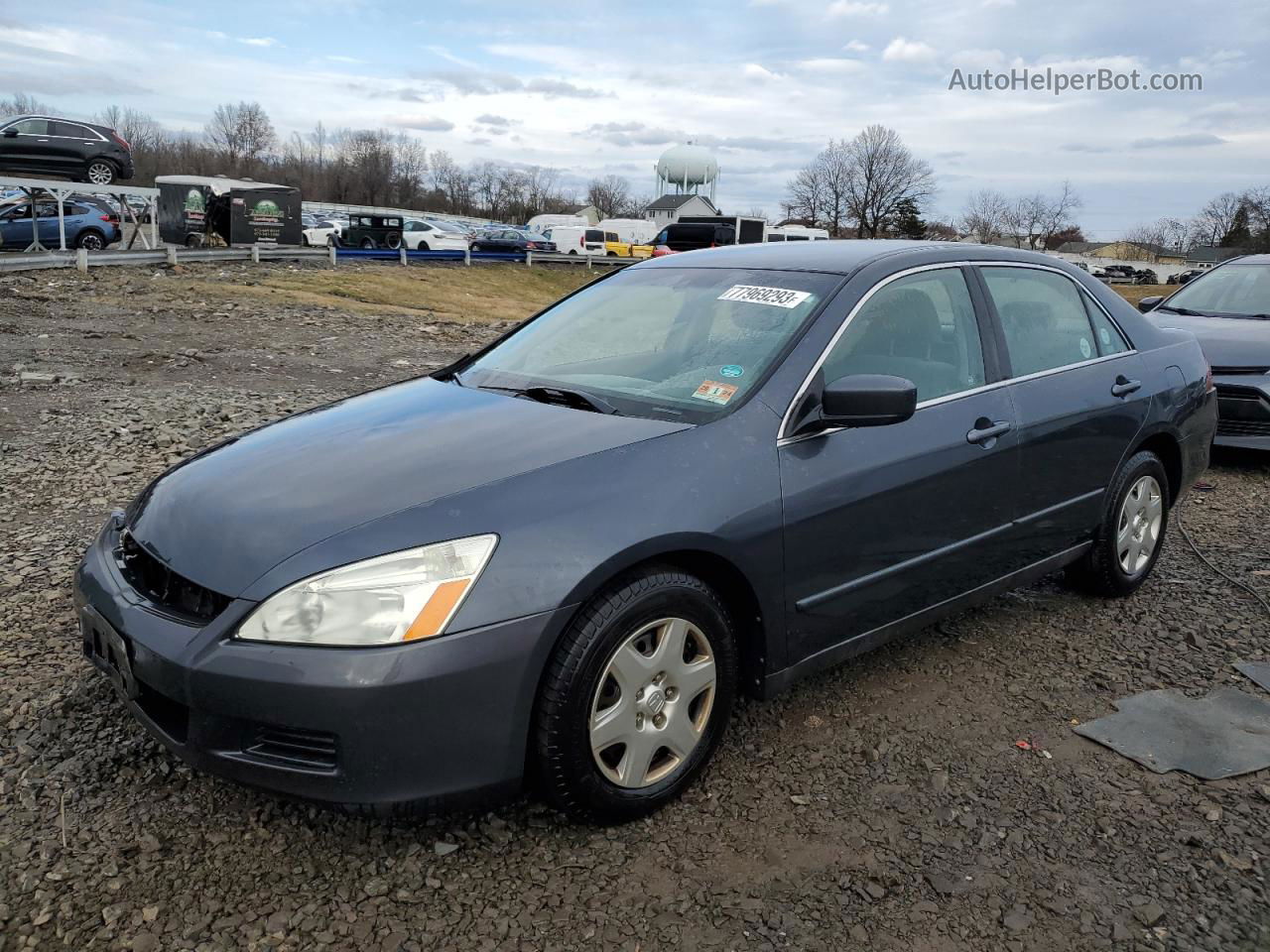 2007 Honda Accord Lx Угольный vin: 1HGCM56447A099937