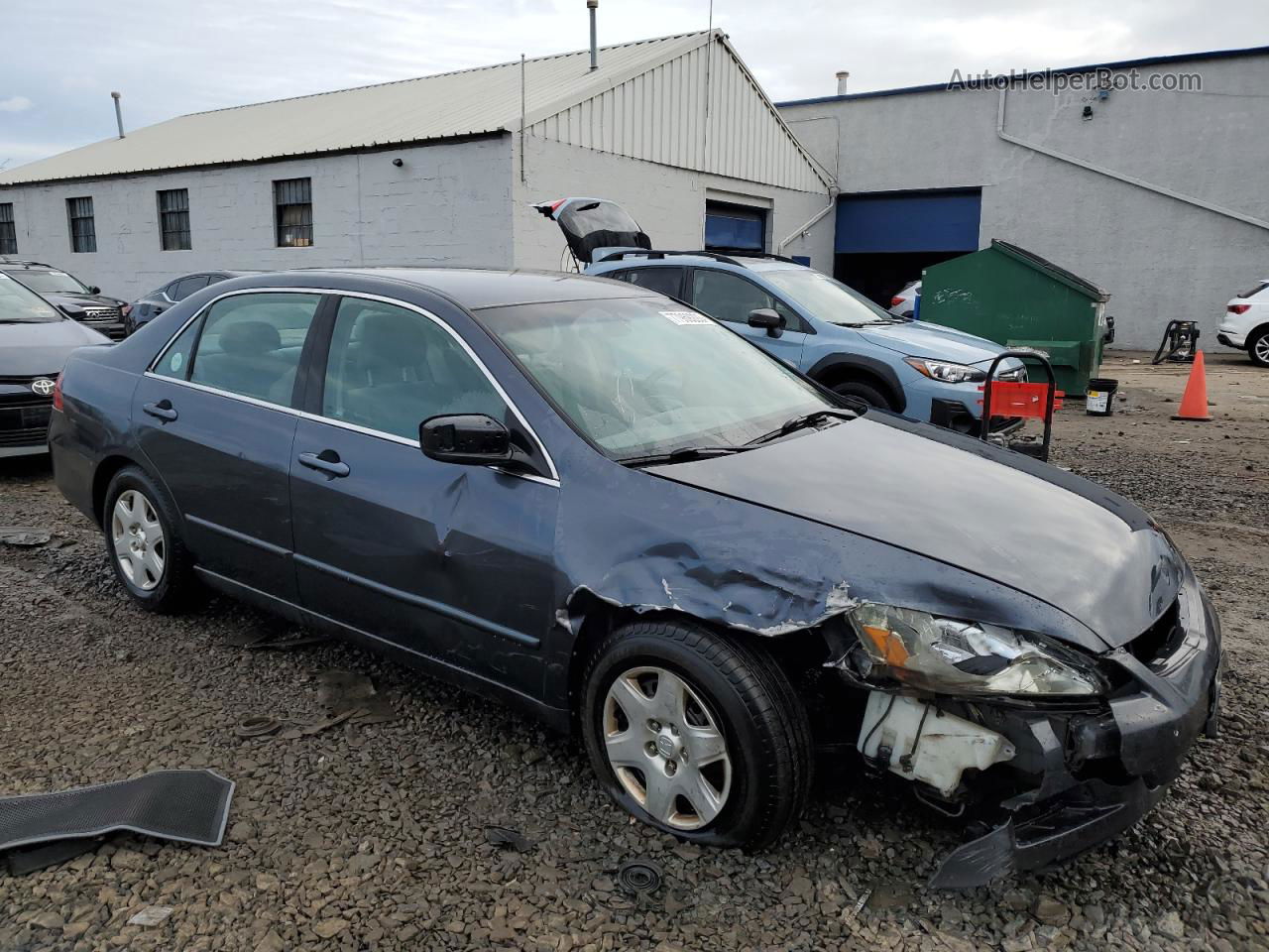 2007 Honda Accord Lx Угольный vin: 1HGCM56447A099937