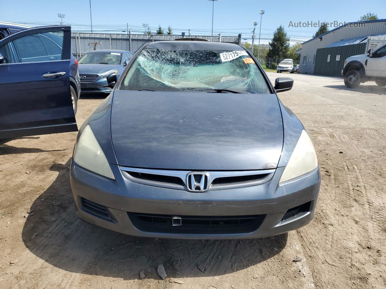 2007 Honda Accord Lx Серый vin: 1HGCM56447A116171