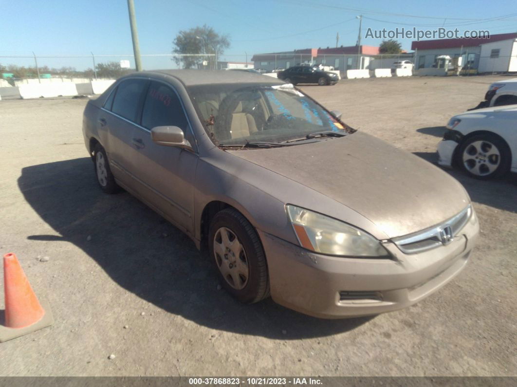 2007 Honda Accord 2.4 Lx Золотой vin: 1HGCM56447A120317