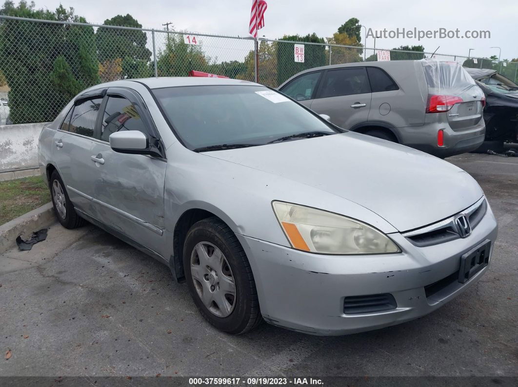 2007 Honda Accord Sdn Lx Silver vin: 1HGCM56447A143127