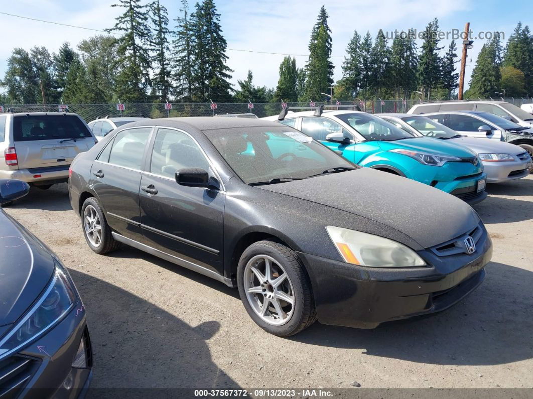 2005 Honda Accord Sdn Lx Black vin: 1HGCM56455A126222