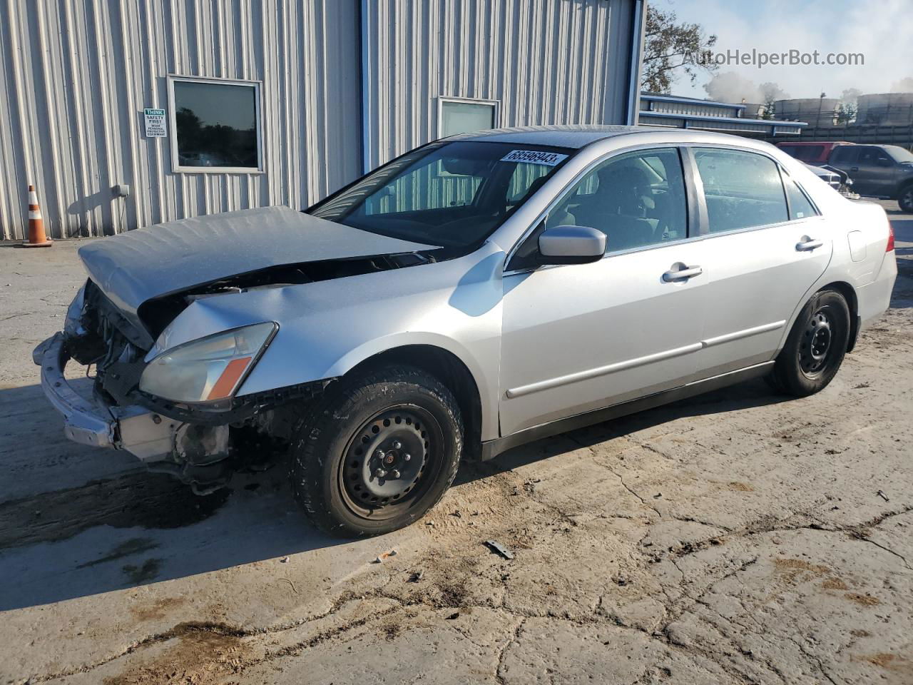 2007 Honda Accord Lx Серый vin: 1HGCM56457A132170