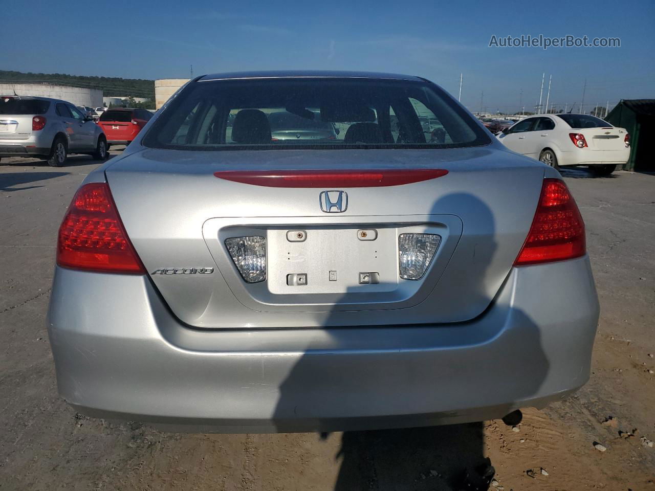 2007 Honda Accord Lx Серый vin: 1HGCM56457A132170