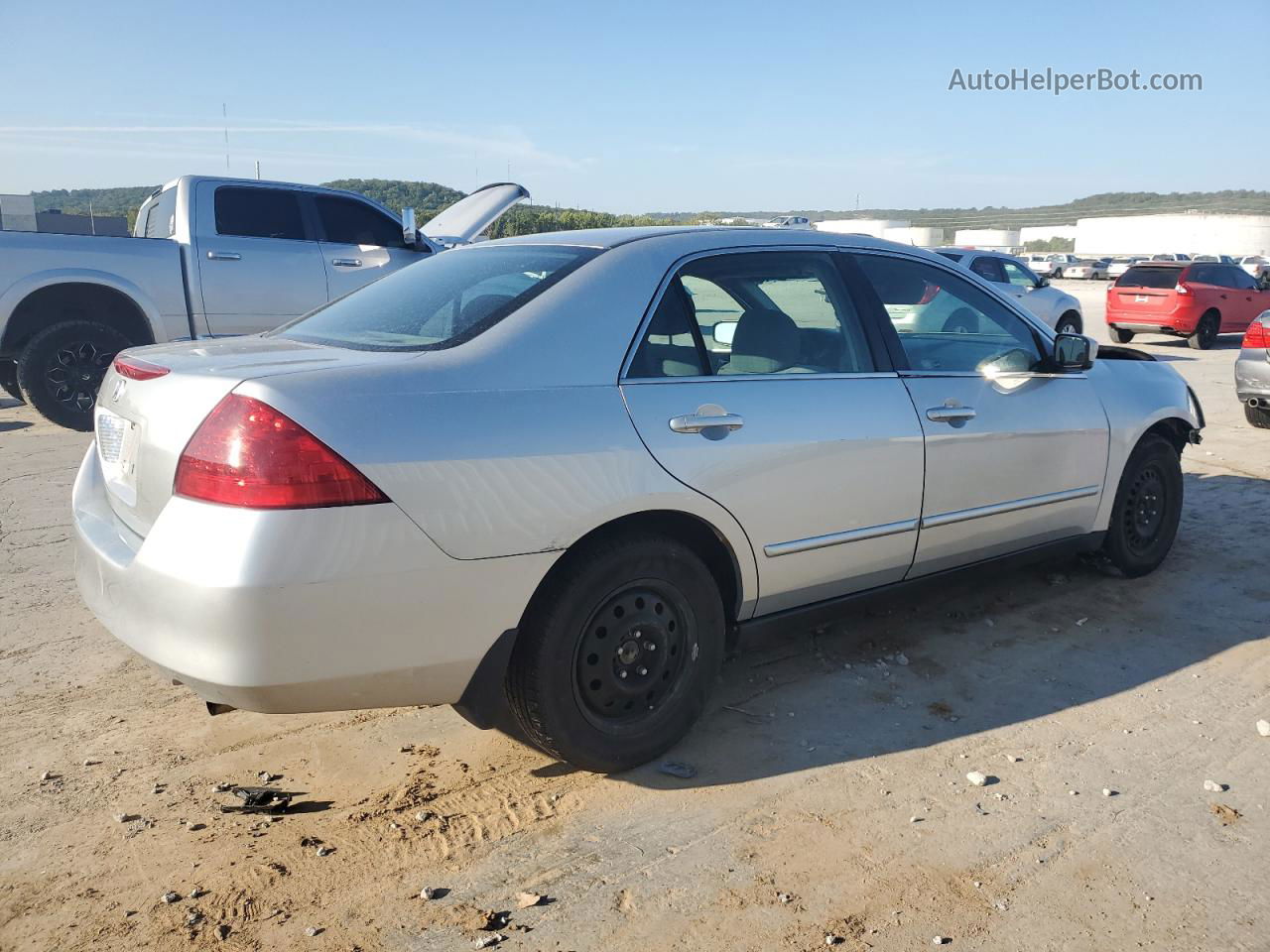 2007 Honda Accord Lx Серый vin: 1HGCM56457A132170