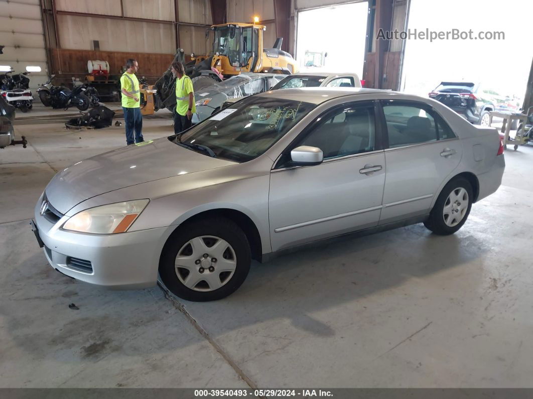 2007 Honda Accord 2.4 Lx Gray vin: 1HGCM56467A013267