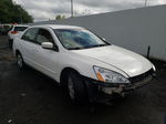 2007 Honda Accord Lx White vin: 1HGCM56467A027329