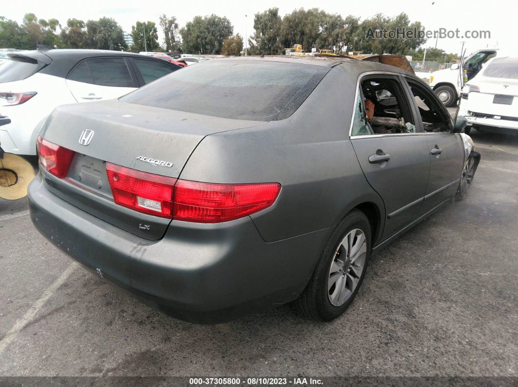 2005 Honda Accord Sdn Lx Gray vin: 1HGCM56475A070705