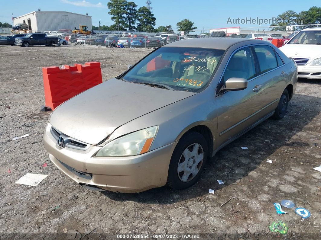 2005 Honda Accord Sdn Lx Золотой vin: 1HGCM56475A099847