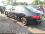 2005 Honda Accord Sdn Lx Black vin: 1HGCM56475A138226