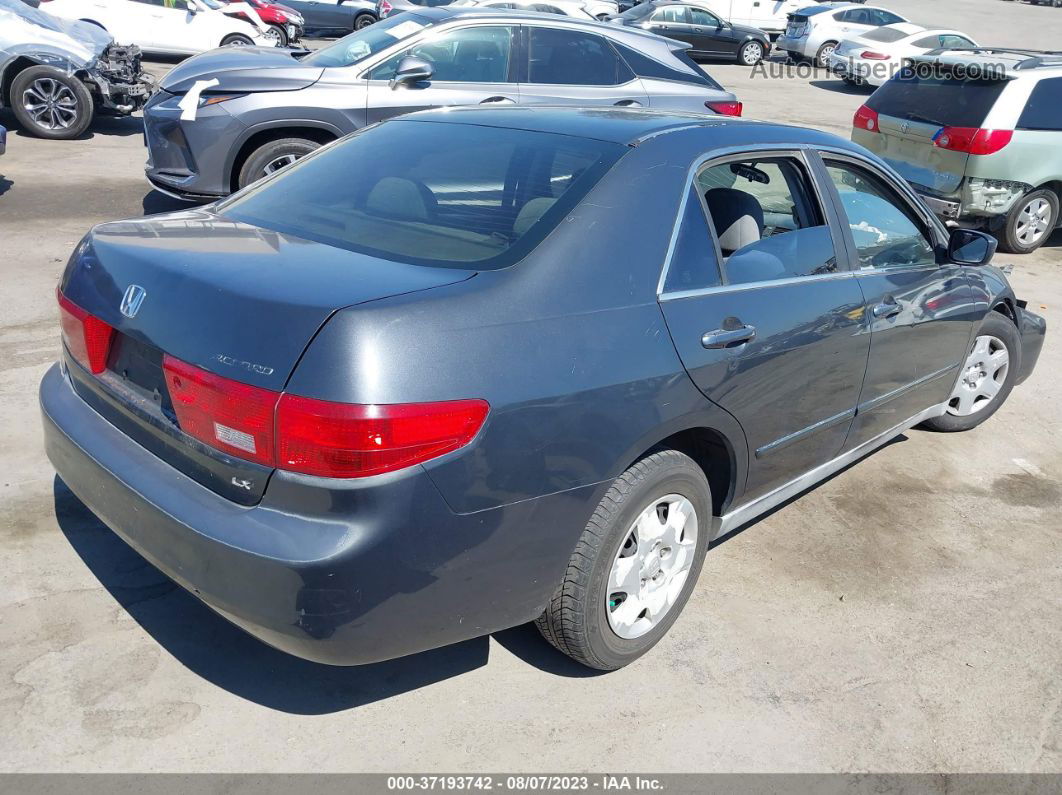 2005 Honda Accord Sdn Lx Gray vin: 1HGCM56475A195400