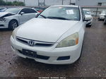 2007 Honda Accord 2.4 Lx White vin: 1HGCM56477A024519