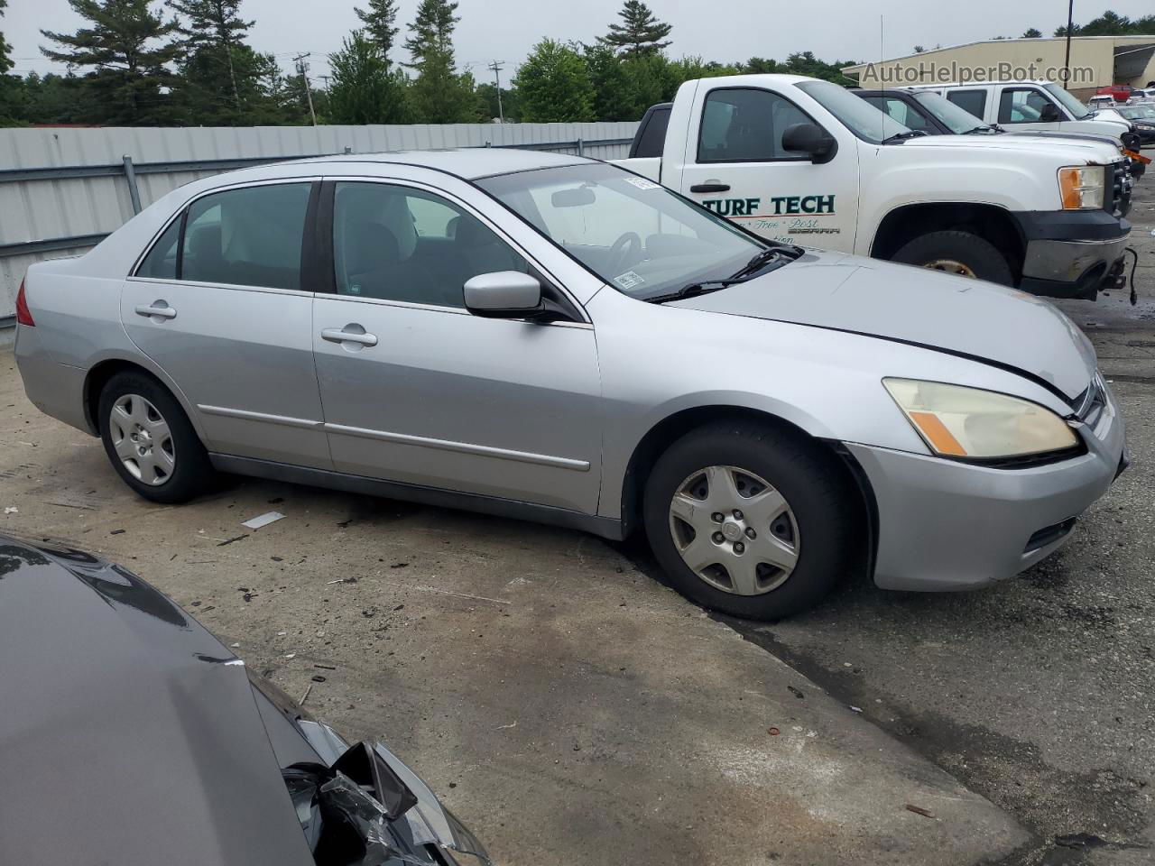 2007 Honda Accord Lx Silver vin: 1HGCM56477A221108