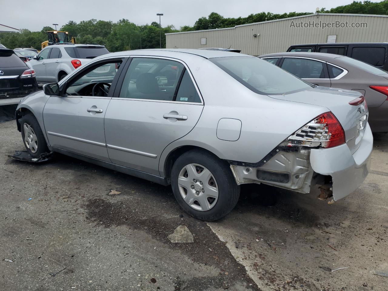 2007 Honda Accord Lx Silver vin: 1HGCM56477A221108