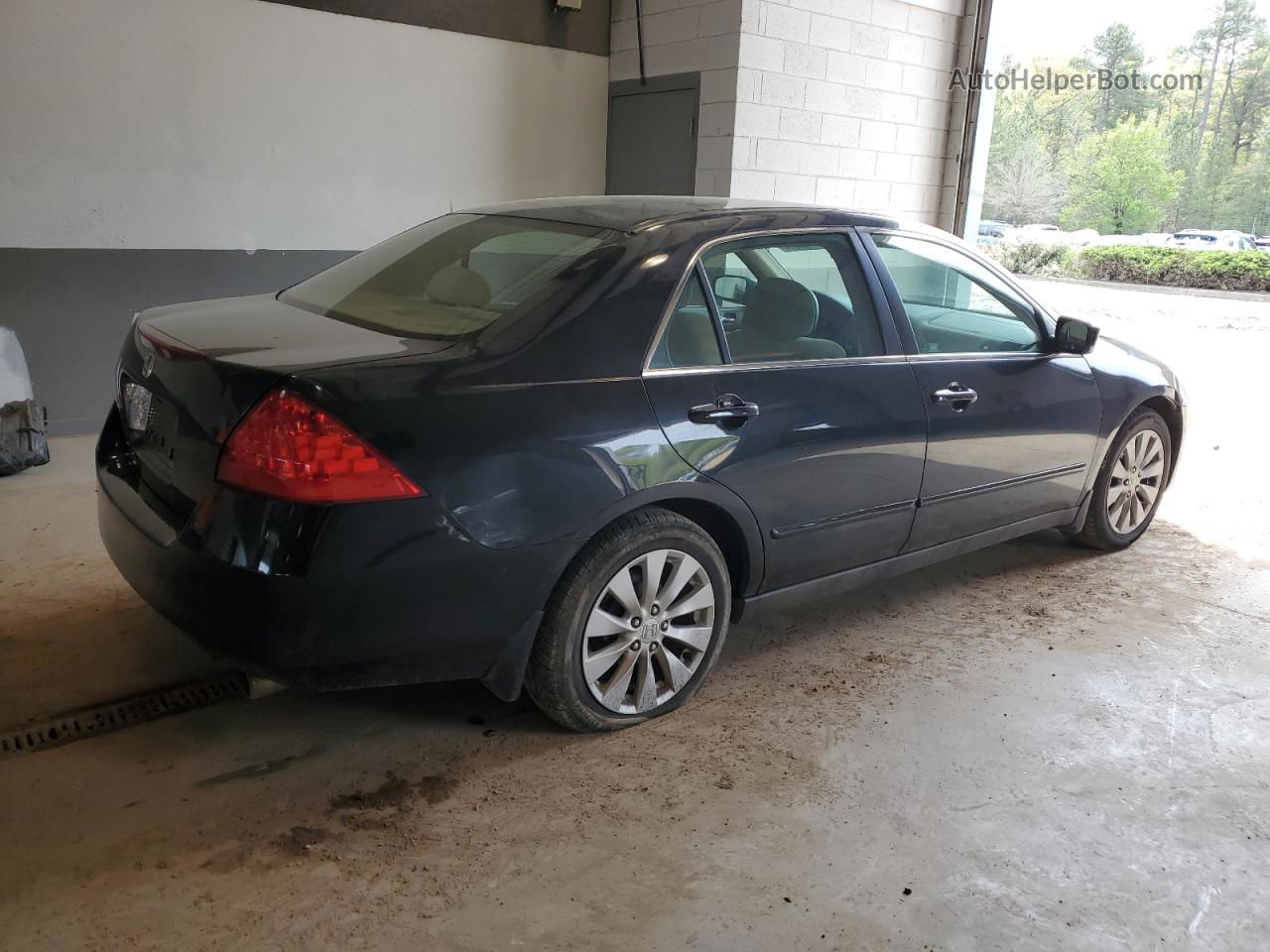 2007 Honda Accord Lx Black vin: 1HGCM56477A225613