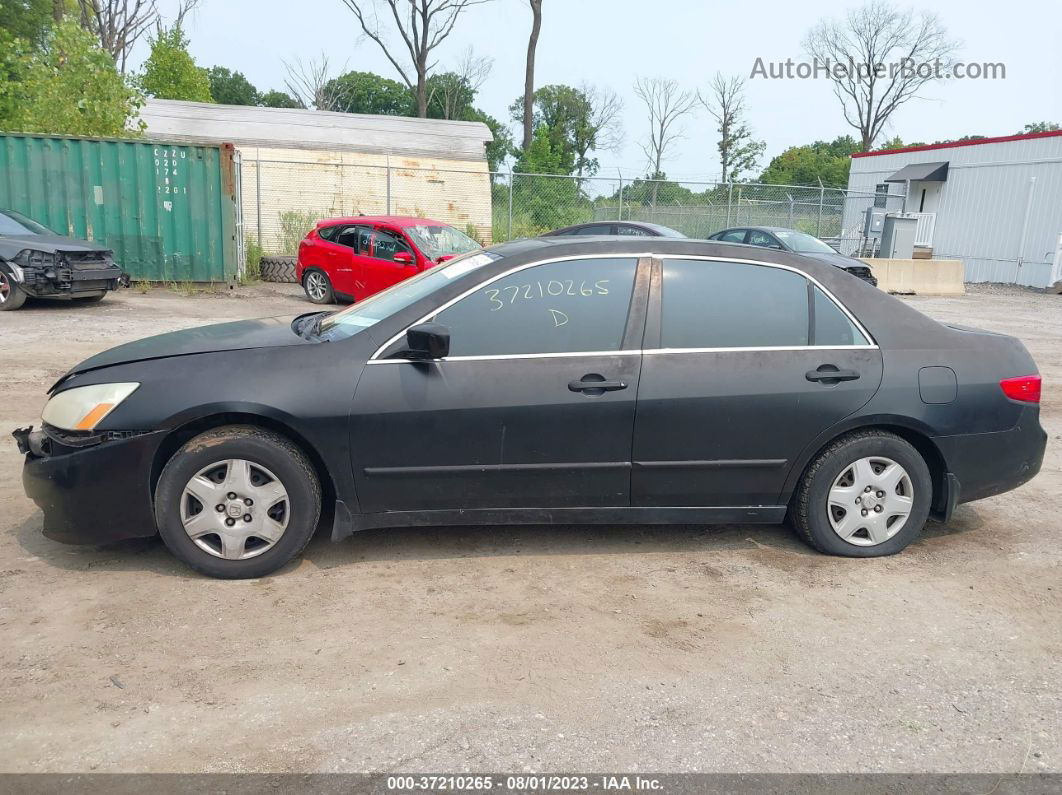 2005 Honda Accord Sdn Lx Black vin: 1HGCM56485A044906